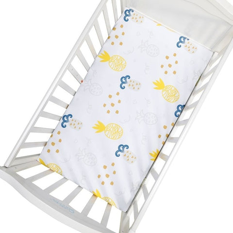 Image of Newborn Baby Fitted Crib Sheets130*70 cm Cartoon Print Bed