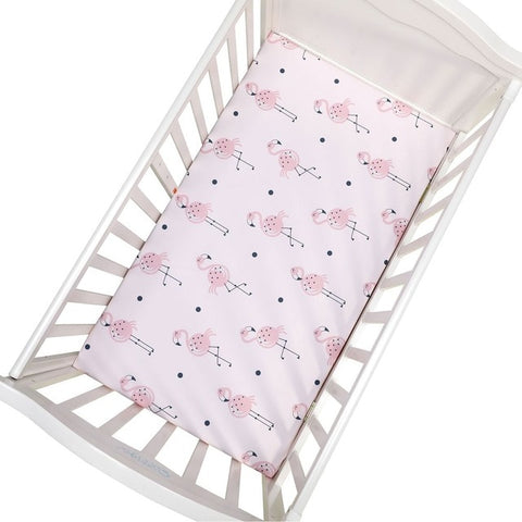 Image of Newborn Baby Fitted Crib Sheets130*70 cm Cartoon Print Bed