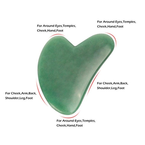 Image of Natural Jade Gua sha Stone Board Massage
