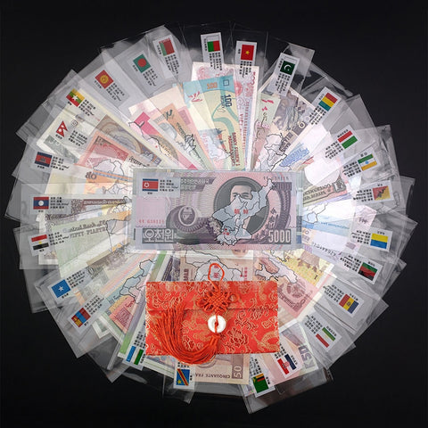 Image of 52Pcs Notes from 28 Countries UNC Real Original Banknotes
