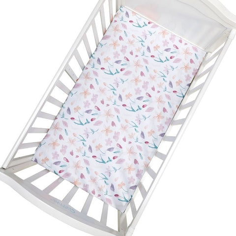 Image of Newborn Baby Fitted Crib Sheets130*70 cm Cartoon Print  Bed